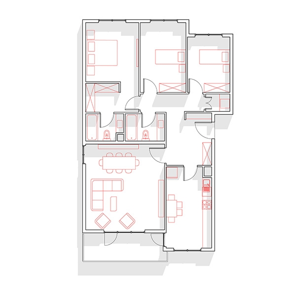 タイプＡの間取り図面