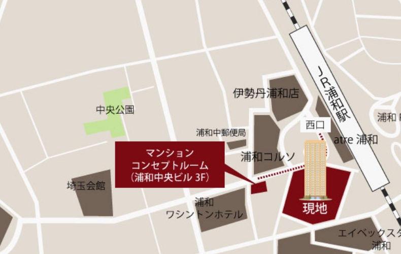 マンション周辺地図