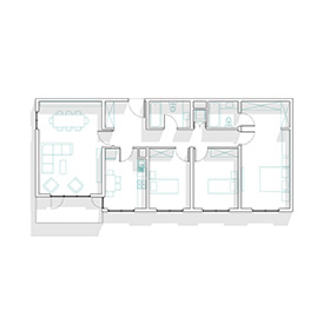 タイプＡの間取り図面