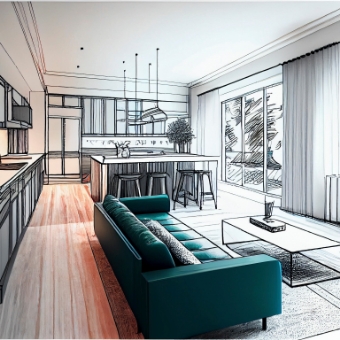 リビングの画像